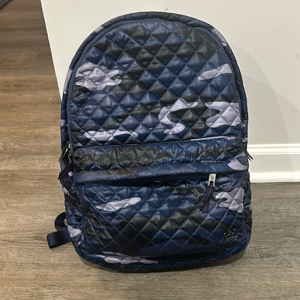 Oliver Thomas Quilted Camo Backpack or Diaper Bag